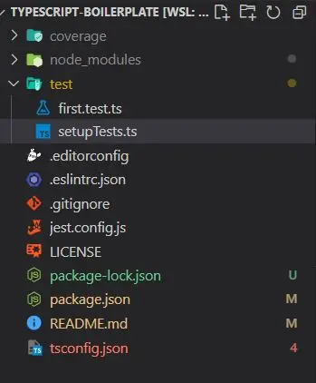 Estructura de proyecto para tests